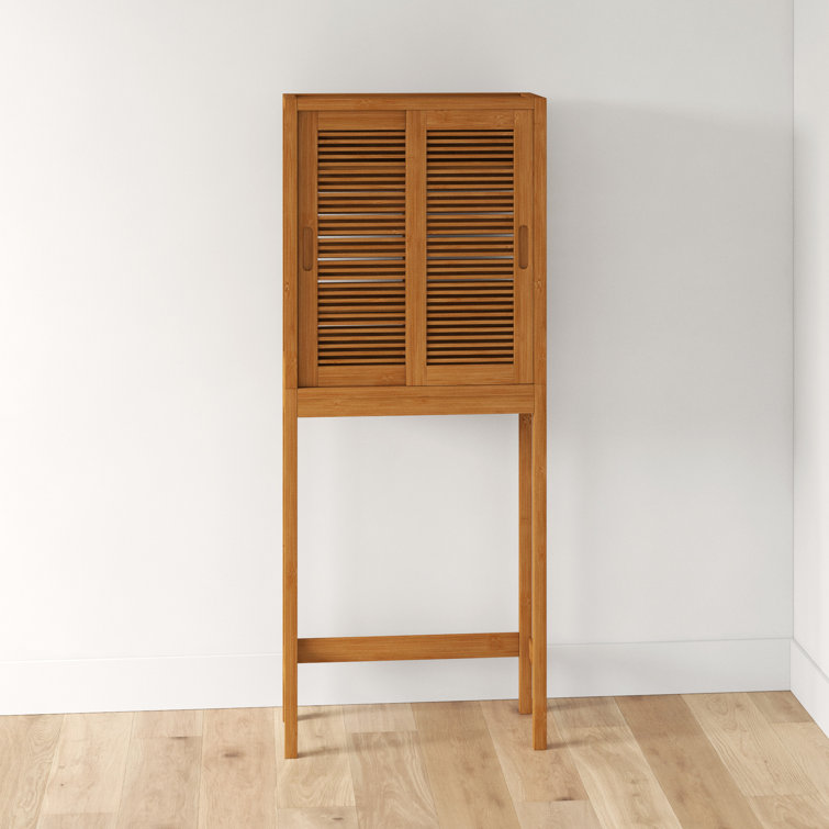 Dotted Line™ Ayden 26'' W x 65'' H x 11'' D Solid Wood OverTheToilet